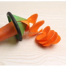 Оригинальные кухонные принадлежности спиральный овощ точилка в форме фрукта Овощечистка огурцы слайсер гаджеты моркови овощерезка для огурцов
