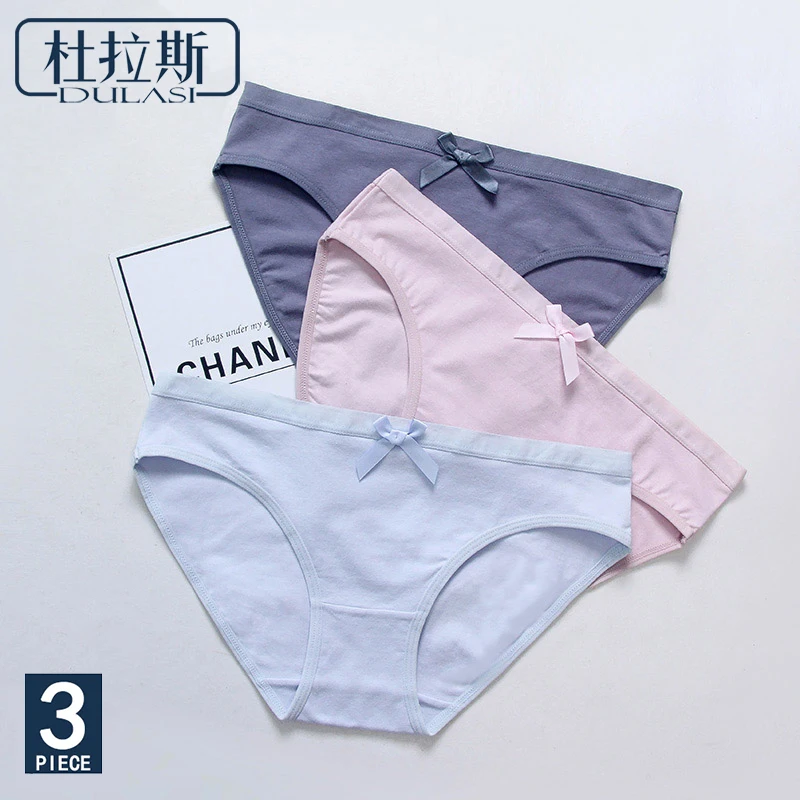 

3pcs/lot Cotton Sexy Panties Women Underwear Seamless Briefs Brands for Girls Low Rise Waist Erotic Comfortable Cute Panty