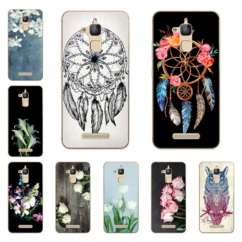 

for Asus Zenfone 3 Max ZC520TL Case,Silicon Popular flowers Painting Soft TPU Back Cover for Asus ZC520TL Protect Phone shell