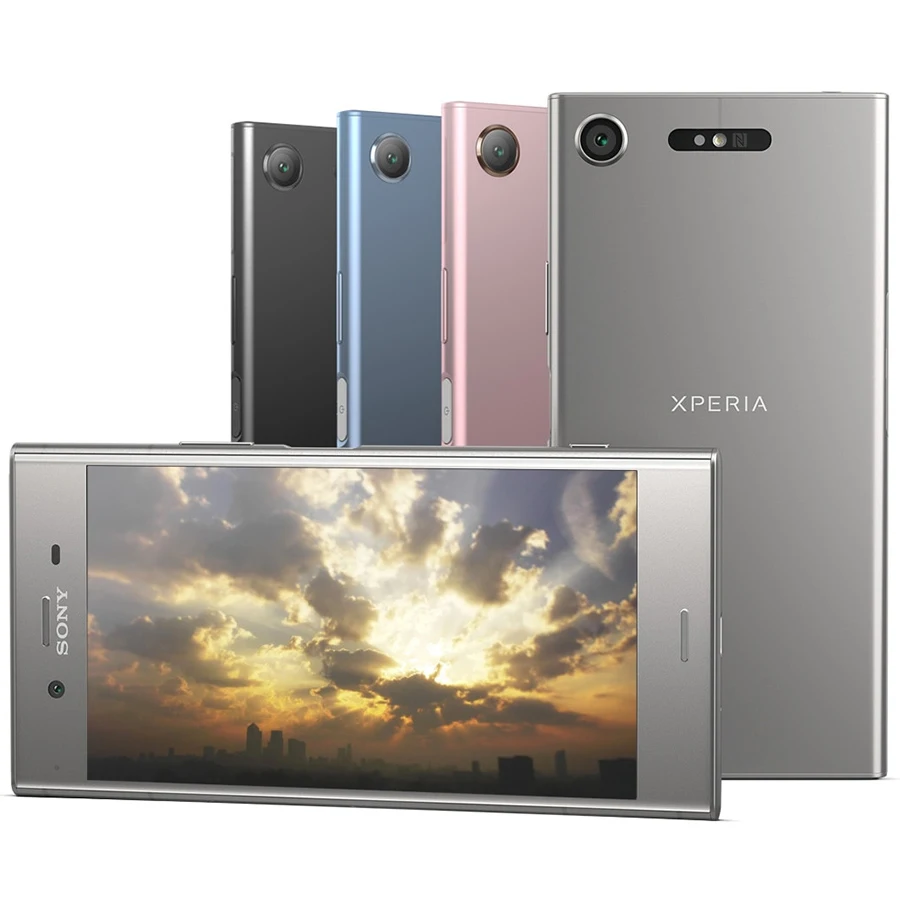 sony Xperia XZ1 G8341 64G rom 4G ram 19MP Восьмиядерный NFC 2700mAh с одной sim-картой Android 7,1 Быстрая зарядка 3,0 телефон