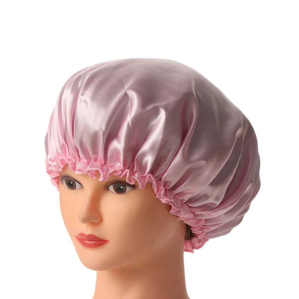 

2017 New Women Satin Lace Cap Lady Hair Chemotherapy Cap Hat Ladies Sleep Night Cap Turban Casual Head Covers