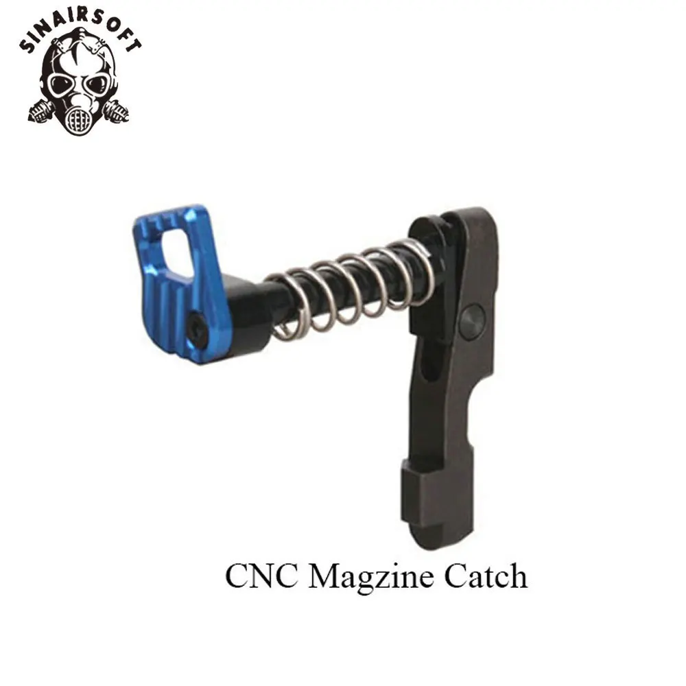 SINAIRSOFT CNC страйкбол обработанный рычаг журнал релиз Catch для M4/M16 Серии Blue Magzine