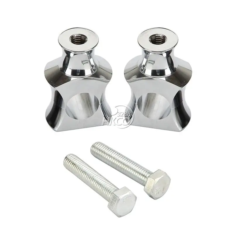 Motorcycle 1" Aluminum Handlebar Risers Pairriser cableriser