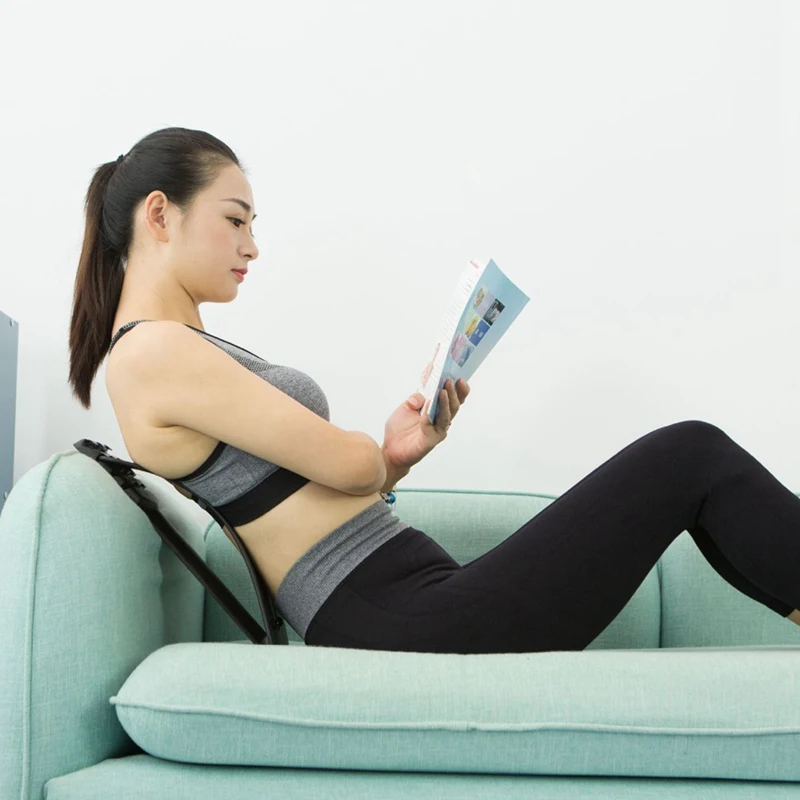 Расслабляющий оздоровительный массаж коррекция поясничной тяги спины талии массажер салон мебель с английской инструкцией