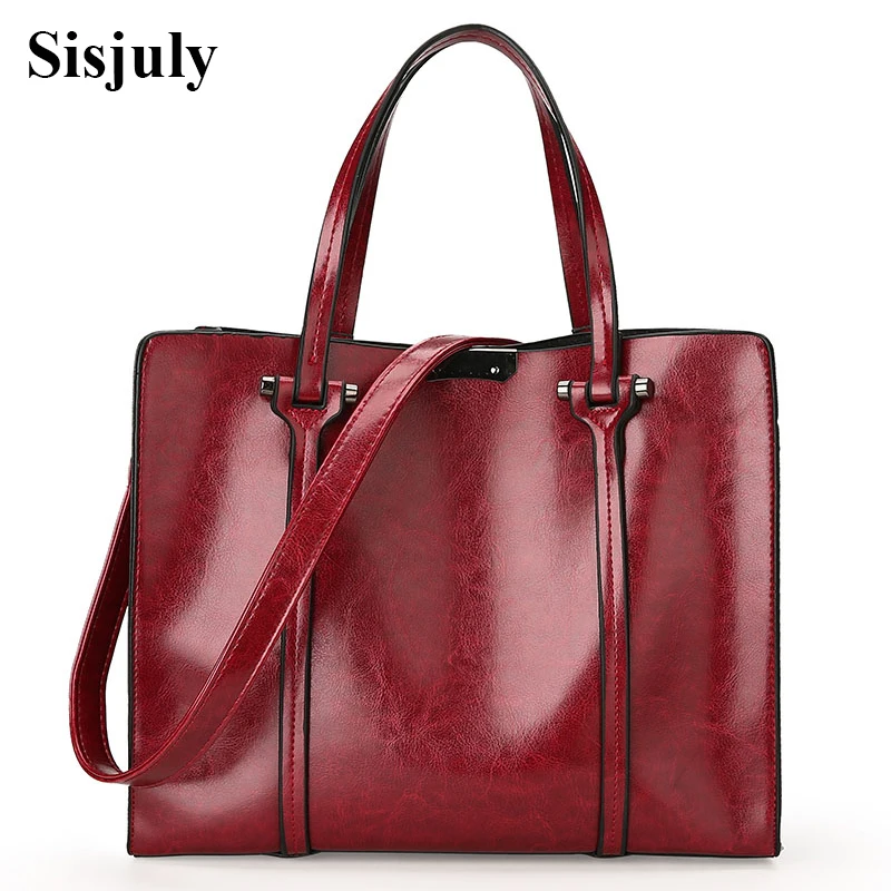 

Sisjuly High Quality Leather Bag Women Handbag Crossbody Bags Large Capacity Tote Female Shoulder Bag Ladies Big Satchel