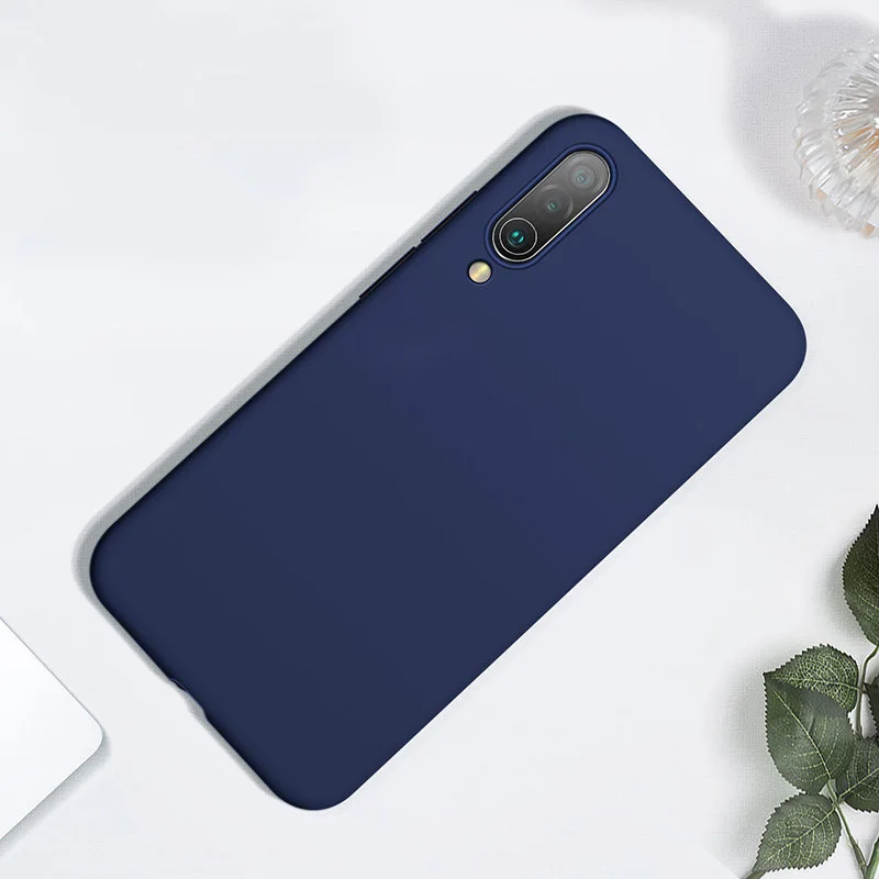 Raugee матовый чехол для Xiaomi mi 8 Lite чехол противоударный жидкостный Мягкий силиконовый чехол для Xiaomi mi A3 Lite mi 9 mi 9 SE L ite чехол - Цвет: Blue