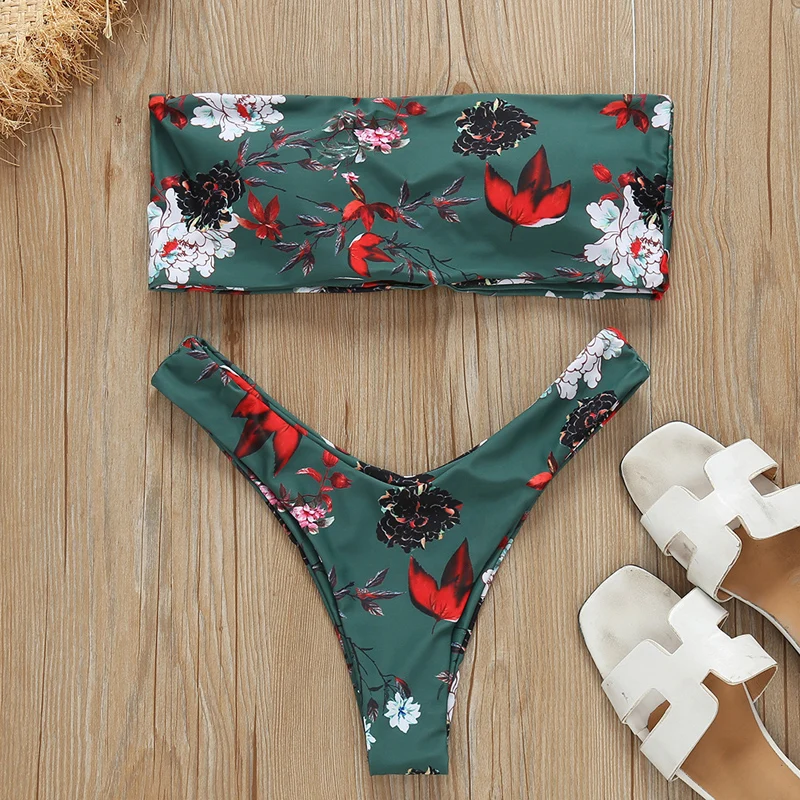 Sexy Bikini 2019 mujeres Bikini impresión baño Somen traje de baño arriba mujer traje de baño playa desgaste Sexy Bikini 2019 mujeres Bikini impresión baño Somen traje de baño arriba mujer traje de baño playa desgaste