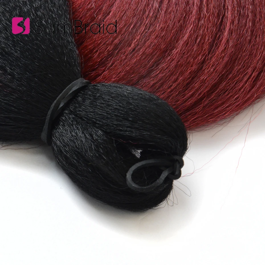  Sambraid New Jumbo Braids Ombre Crochet Braids Hair Pre-Stretched Easy Braid synthetic Hair Extensi