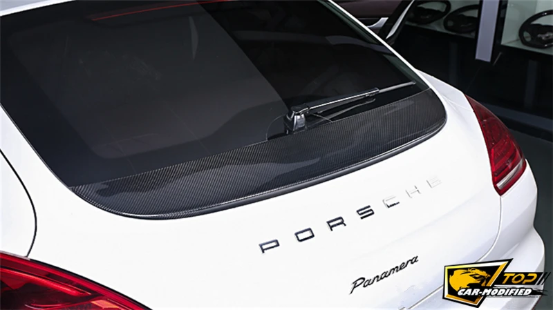 Углеродного волокна задний спойлер крыло для PORSCHE PANAMERA 970