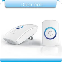 Плагин Беспроводной Дверной Звонок Водонепроницаемый Кнопочный Дверной Звонок для Дома с 36 Куранты 1 Открытый Передатчик+ 1 крытый Приемник