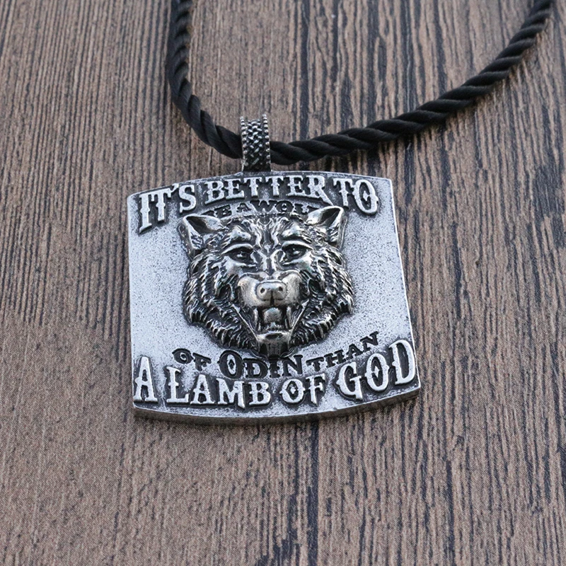 10 шт. ожерелье lanseis Vicking Wolf Odin Valhalla Ювелирное Украшение для мужчин Норс Тор