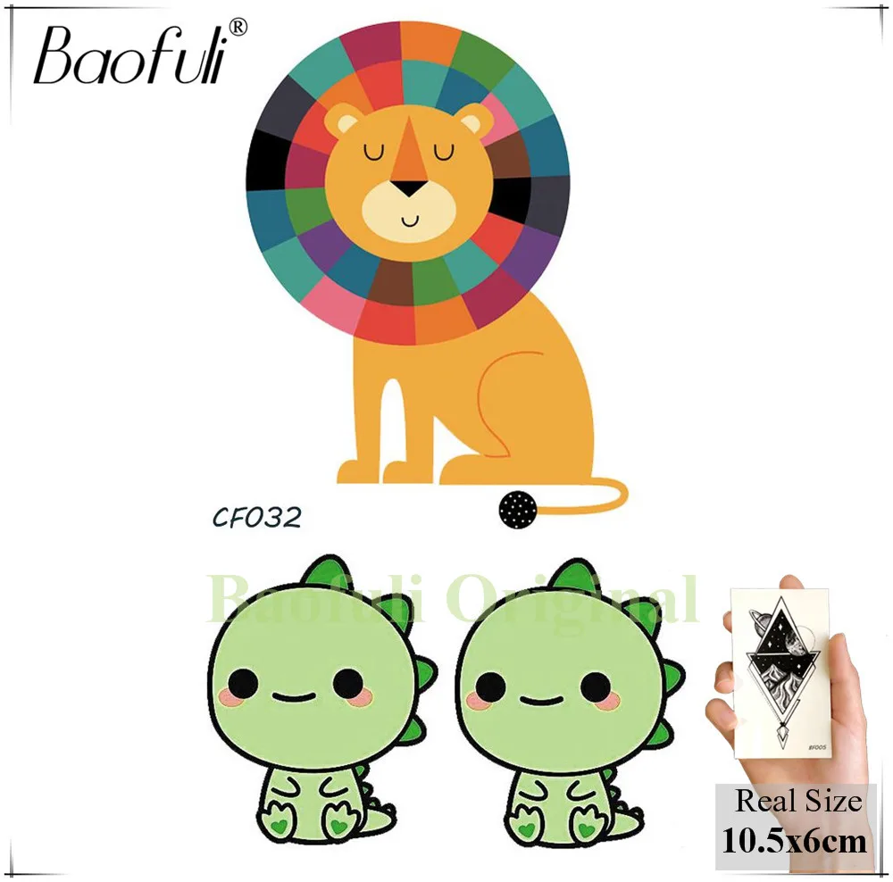 أطفال مضحك الكرتون وهمية المؤقتة الوشم DIY نقل المياه المائية لطيف الثعلب الوشم ملصقات فلاش الأسد القط الجسم الفن أطفال مضحك الكرتون وهمية المؤقتة الوشم DIY نقل المياه المائية لطيف الثعلب الوشم ملصقات فلاش الأسد القط الجسم الفن