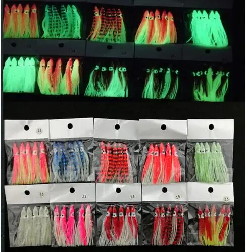 

Soft Squid Skirt Fishing Tackle Sea Fishing Soft Lures Octopus Bait Threads Skirts 6cm