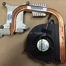 Ноутбук Процессор охлаждения радиатора Вентилятор для HP EliteBook 8440 P 8440 Вт радиатор& Вентилятор SPS: 594050-001 594049-001