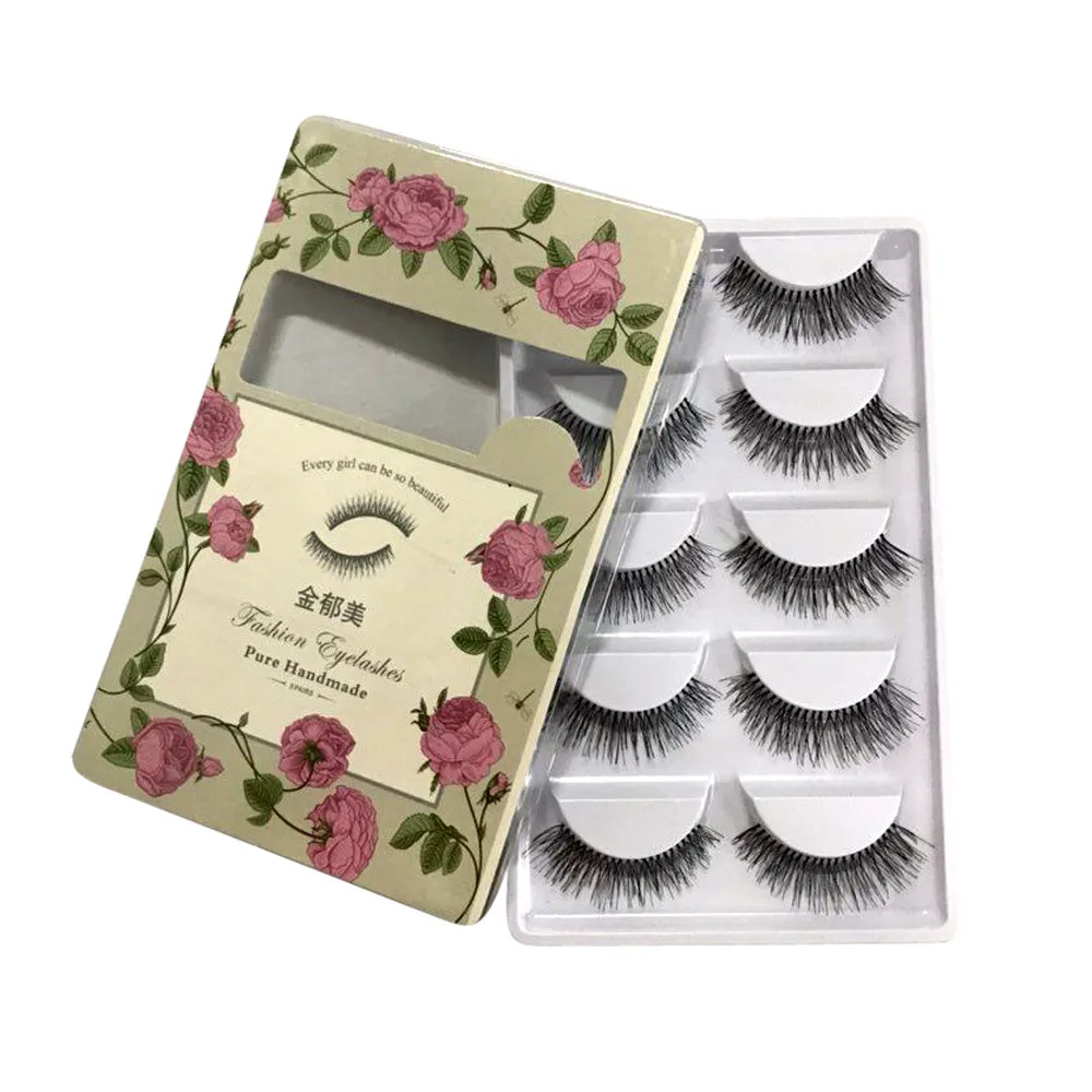 

NEW 1Paire Mink Hair False Eyelashes Natural/Thick Long Eye Lashes Wispy Makeup Beauty Extension Tools Lashes Makeup L58