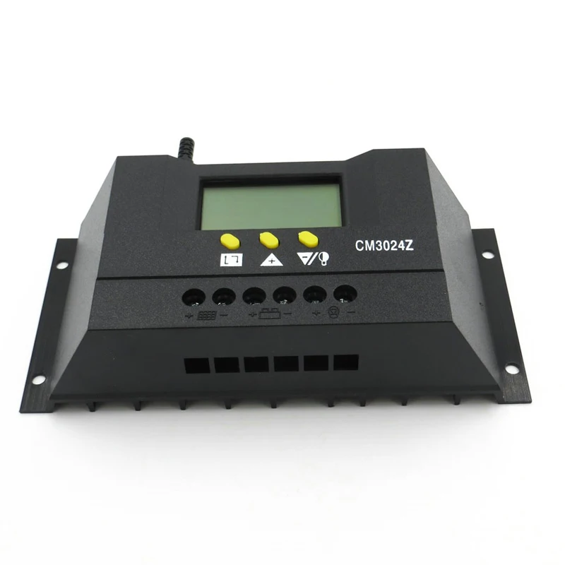 New 30A 12-24V Solar Charge Controller Solar Panel Controller Regulator LCD Display With Remote Monitoring And Control Function