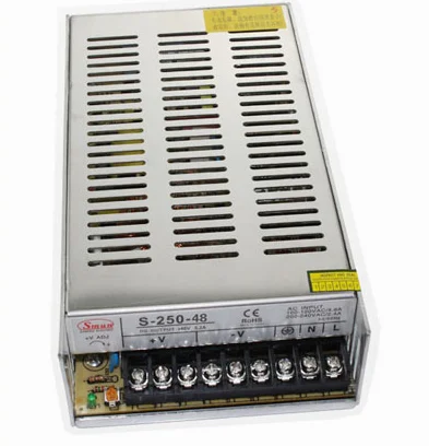 

250W 48V 5.2A Single Output Switching power supply for LED Strip light AC to DC