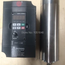 Водяное охлаждение шпинделя 1 шт. 0.8KW ER11 220 V мотор шпинделя и подходящая к ней 800 w инвертор и 65 мм крепление крепежные скобы