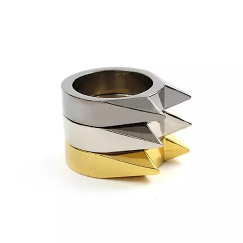 100 шт Для женщин Для мужчин безопасности выживания кольцо инструмент EDC самообороны Кольца из нержавейки палец обороны кольцо инструмент