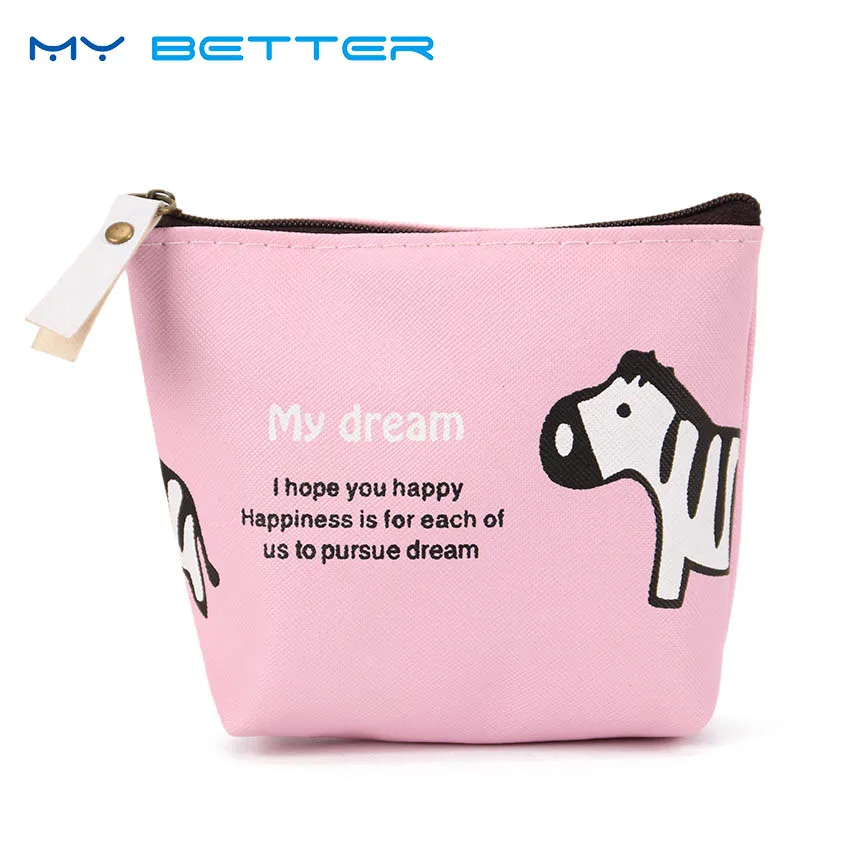 

Mini Cartoon Animals Coin Purses Cute Wallet Small Zipper Money Bag Portable High Capacity Key Coin Purse Bag Gift