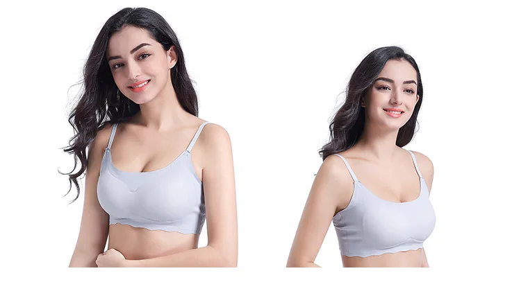 Queenral Sexy Bras For Women Seamless Brassiere Push Up Bra Wire Free Bralette Underwear Sleeping Soutien Gorge Femme Lingerie 21 (2)