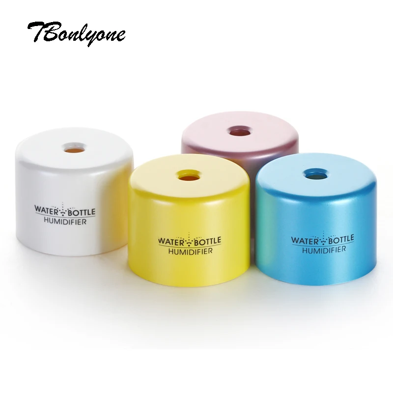 

TBonlyone Free Capacity Bottle Cap Shape USB Air Humidifier Mini Ultrasonic Essential Oil Aroma Diffuser for Home Office Car
