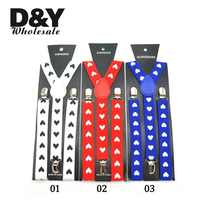 Clip Hearts Suspenders