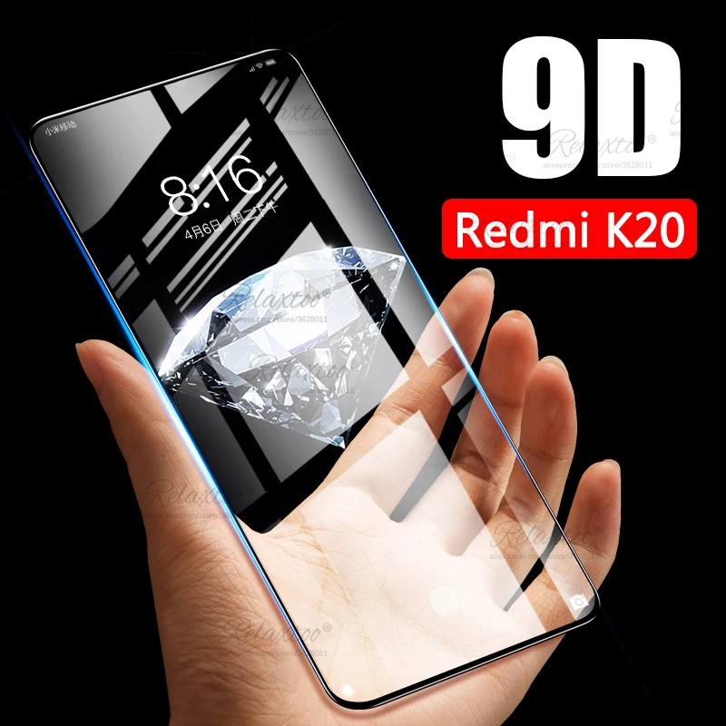 

9D Curved Tempered Glass For Xiaomi redmi K20 pro Screen Protector Redmi k20 K 20 pro k20pro protective protection Film Glass 9h