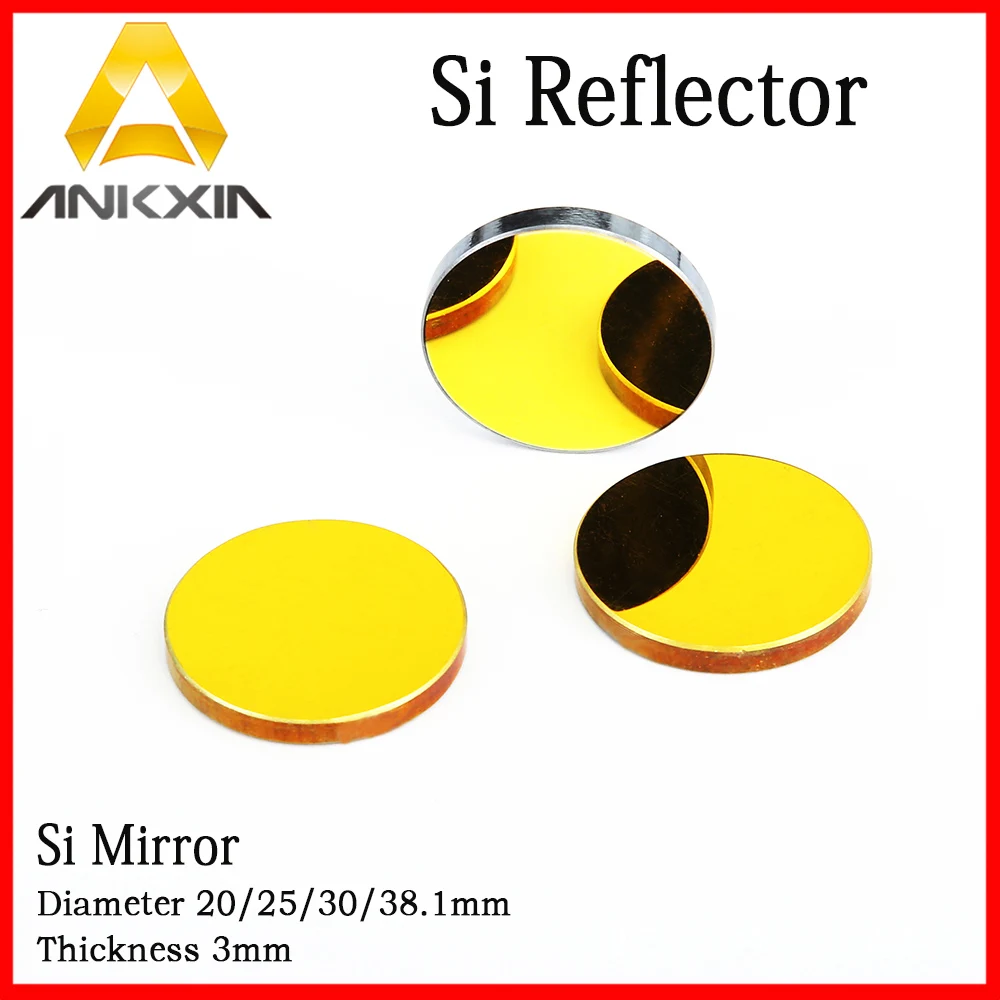 

Silicone Mirror Si Reflector Dia 20/25/30mm For Co2 Laser Cutting Engraver Thickness 3mm