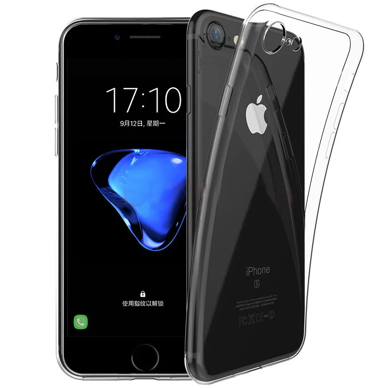 

Ultra Clear Gel TPU Transparent Case For iPhone 7 7plus Case Soft Flexible Skin Scratch-Proof Bumper Case for Apple iPhone 7 Bag