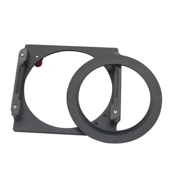

WYATT Aluminum 100mm Square Filter Holder Support +62/67/72/77/82 Double Thread Adapter for Lee Hitech Cokin Z 4x4" 4x6" Filter