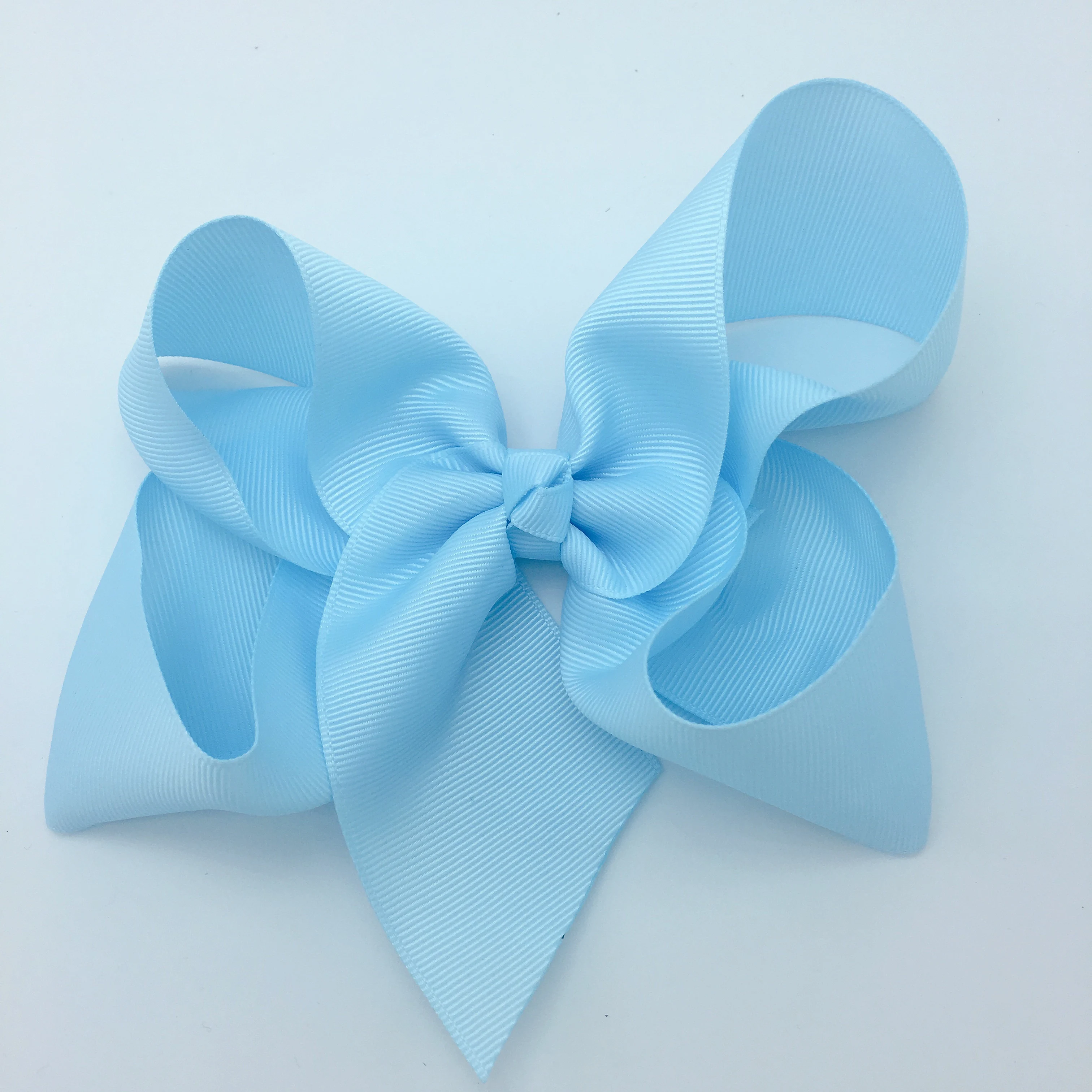 

1 Pcs 6 Inch Colorful Kids Girls Big Solid Ribbon Hair Bow Clips With Large Hairpins Boutique Hairclips Hair Accessories