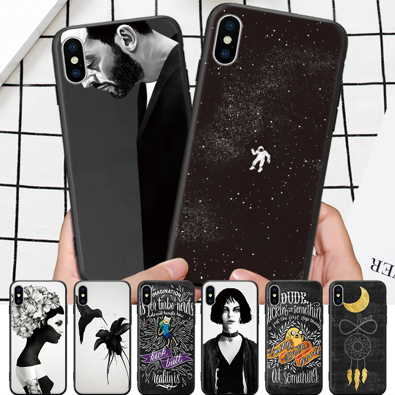 Жесткий чехол для телефона Ruben Ireland Pineappie с рисунком космонавтов iPhone 5 5S SE 6 6S 7 8 Plus X