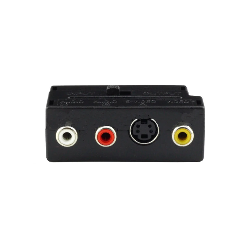 Лидер продаж RGB адаптер Larryjoe Scart to Composite 3RCA S Video AV TV аудио или видео DVD рекордер