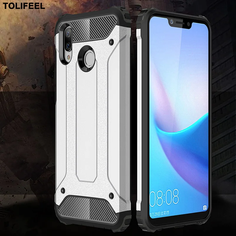 Для huawei Honor Play противоударный жесткий чехол Гибридный армированный силиконовый