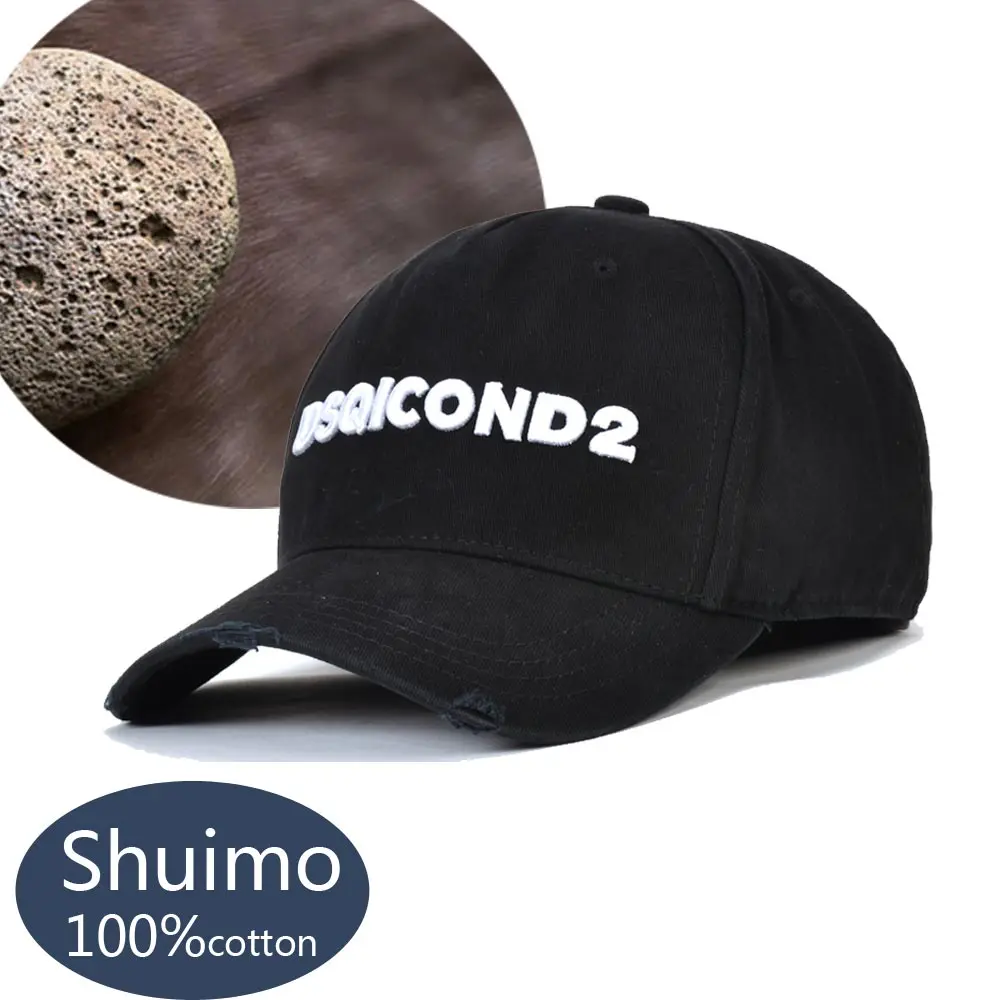 DSQICOND2 черно-белая Минималистичная теннисная палка DSQ Высокое качество Мужские шапки индивидуальный дизайн логотип кепка мужская шляпа для папы