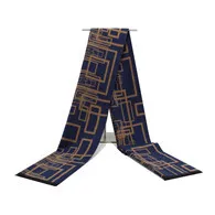 men's scarves & shawls Gift Company Annual Meeting Tassels Shawl Autumn Winter Men And Women Adult Red Scarf China Style Embroidery Scarves For Women head scarf men