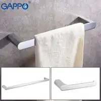GAPPO Bath hardware sets barss chrome wall mounted towel rack bathroom towel bar toilet paper holder kit bathroom accessories