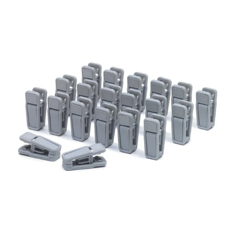

Pack of 20 Magic Non-slip Skidproof Trousers Clothes Clip for Slim-Line Hangers