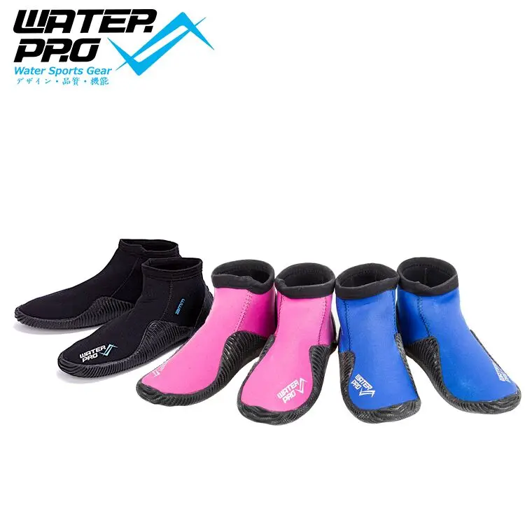 

Water Pro Quality Dive Boot 3mm Water Boots Black Rubber Boots for Water Sports Snorkeling Diving