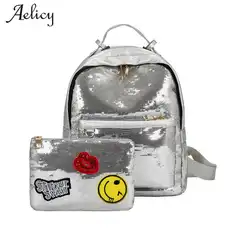 Aelicy Bling блёстки милые мини рюкзаки для подростка обувь девочек сумка Школьный рюкзак для женщин дорожный рюкзак Эсколар