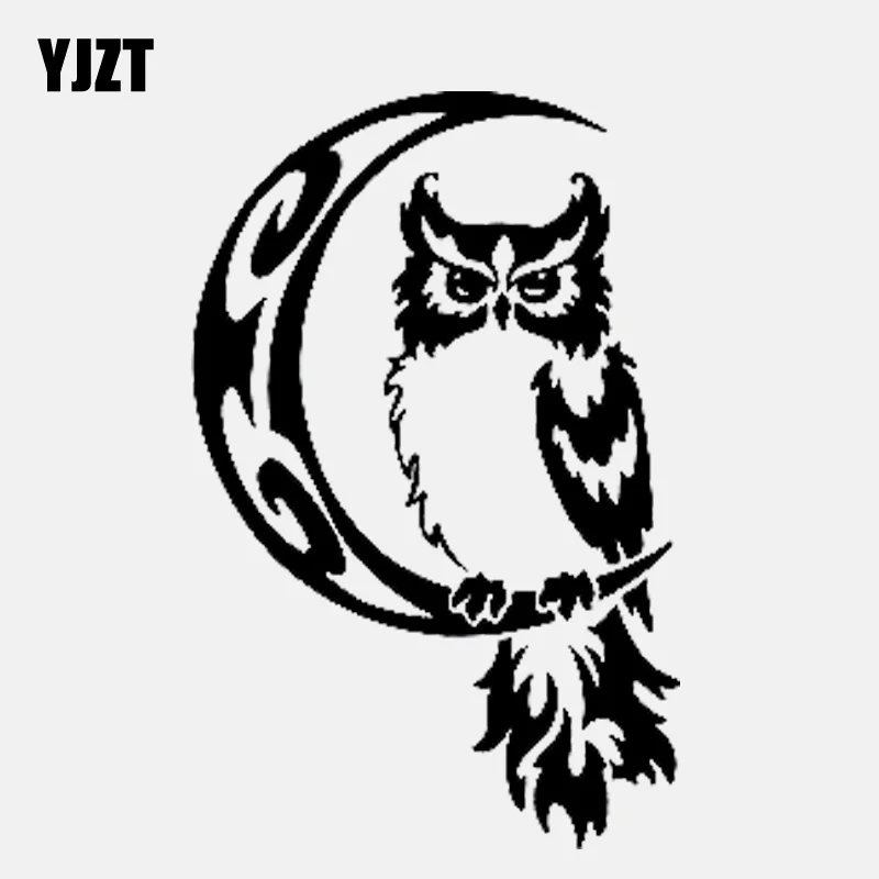 Tribal Barn Owl Decal Sticker Choose Color Large Size #lg496