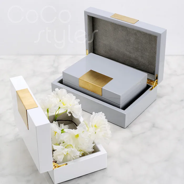 

Cocostyles InsFashion creative handmade creative jewellery boxes for modern luxe home decor