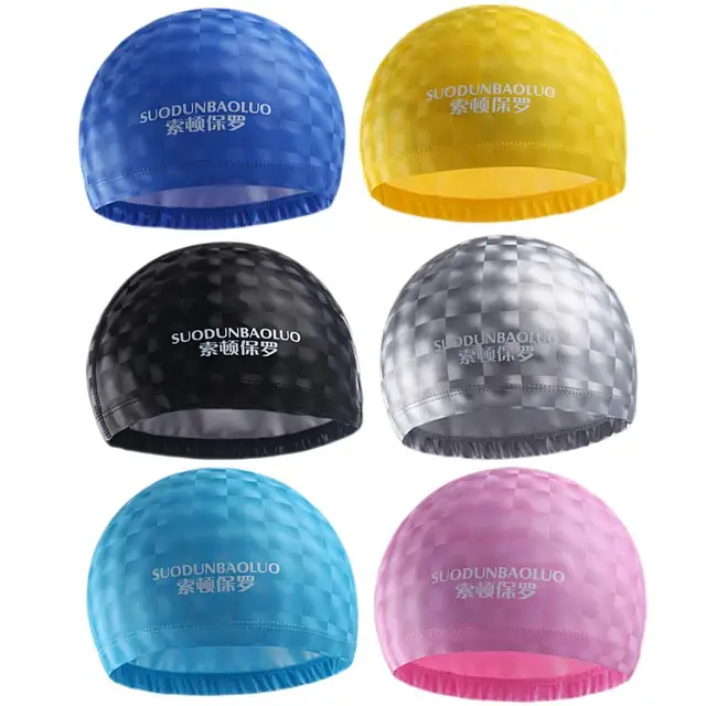Special Price Elastic Waterproof PU Fabric Ears Protection Long Hair Sports Swim Pool Hat Swimming Cap Free Size for Men & Women Adults Special Price Elastic Waterproof PU Fabric Ears Protection Long Hair Sports Swim Pool Hat Swimming Cap Free Size for Men & Women Adults