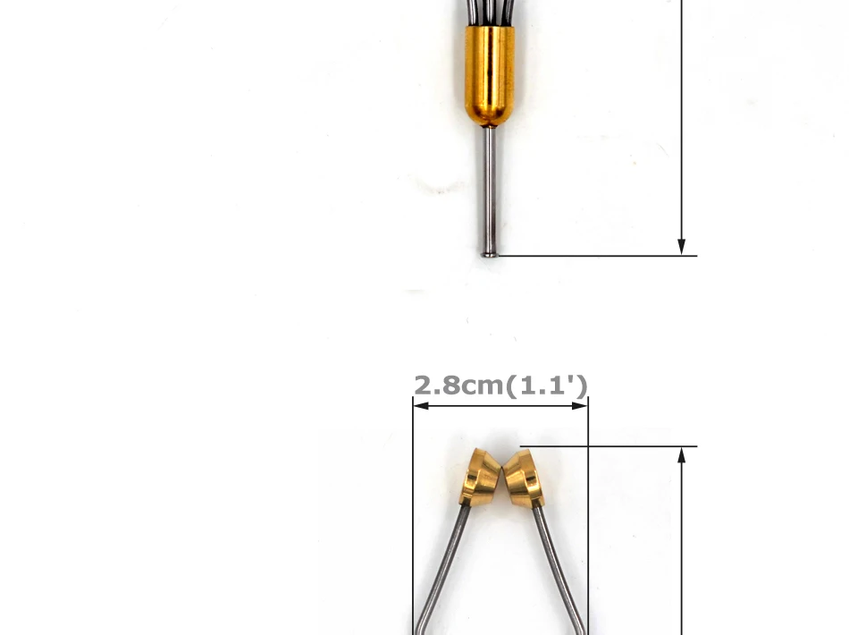 MNFT 1 шт. рыболовные приманки латунный держатель катушки для большого пальца держатель катушки с цилиндрической головкой для завязывания мух или завязывания мух