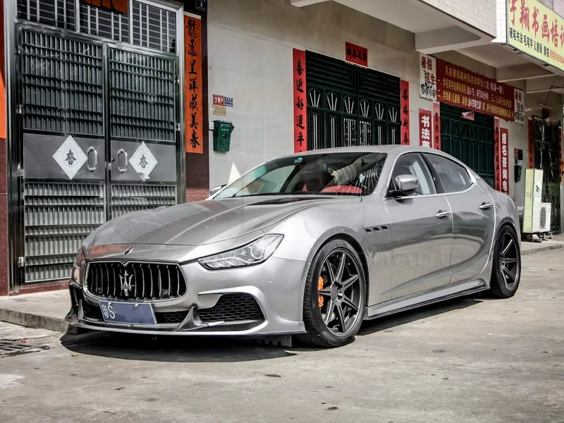 2014-2019 Maserati Ghibli M157 Aspec Style Hood Bonnet CF (27)