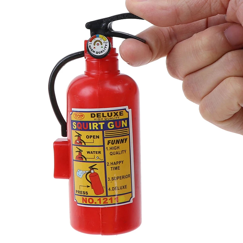 

Fire Extinguisher Toy Plastic DIY Water Gun Mini Spray Kids Exercise Toys