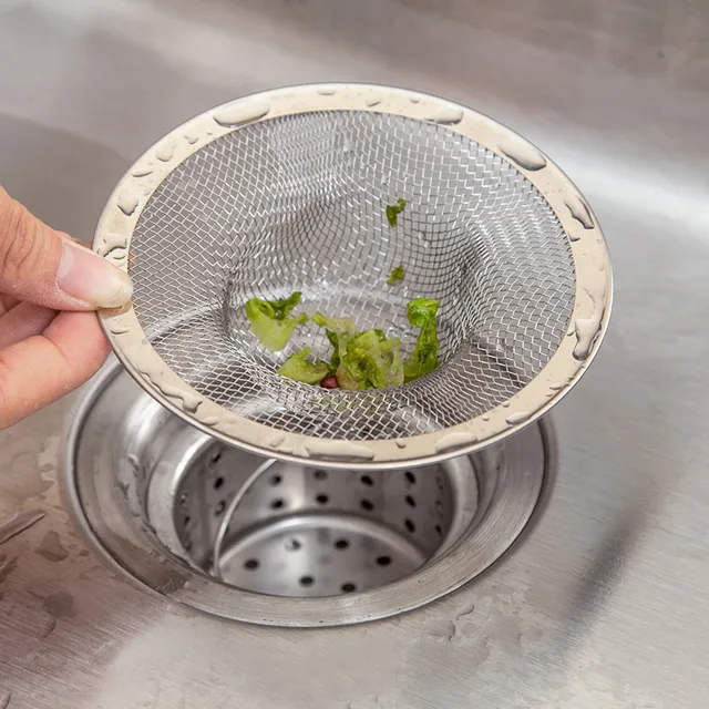 Sink Strainers Stainless Steel Kitchen Mesh Filtro Basket Drain