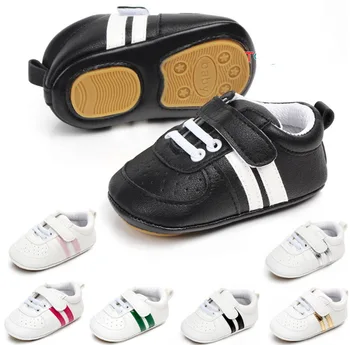 

DHL 50pair Toddler Baby Shoes Girls Boys First Walkers Baby SneakersLace Newborn Baby Moccasins Crib Shoes