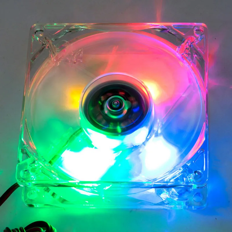 

8cm CPU Heatsink Radiator Cooler Cooling Fan Lighting Silent For Computer Case SD998